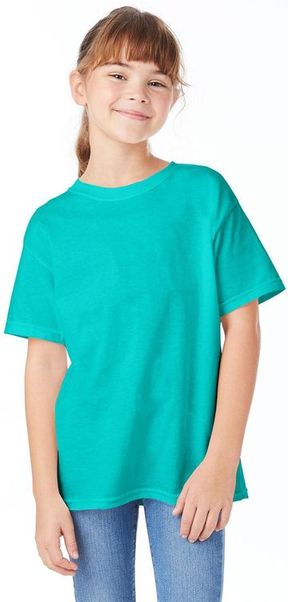 Hanes Youth 5.2-ounce., Comfortsoft� Cotton T-Shirt